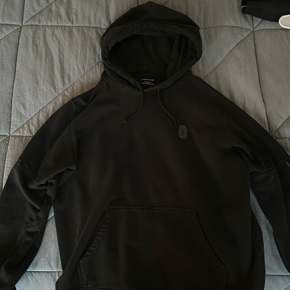 Men’s x large Coach black heavy sweatshirt